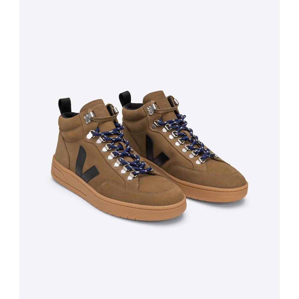 Men's Veja RORAIMA NUBUCK High Tops Coffee | ZA 116QMA